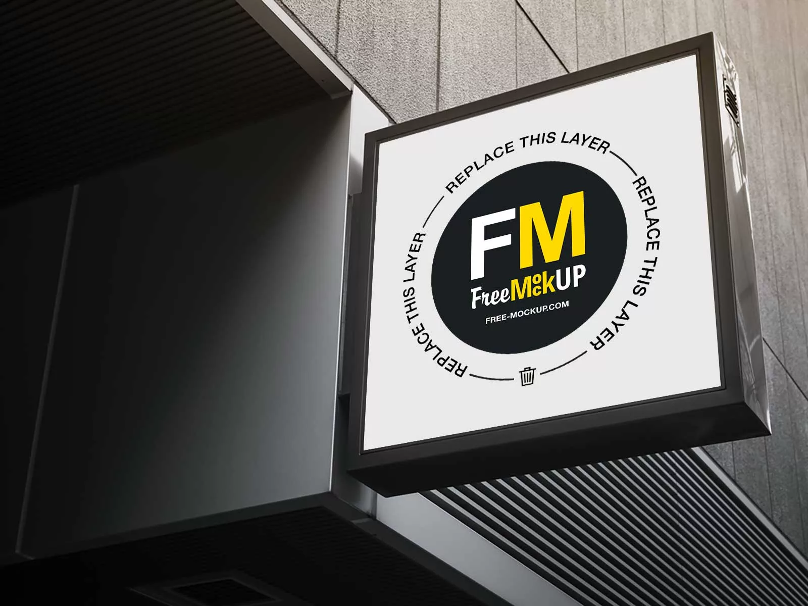 Outdoor Wall Sign Mockups The Free Mockup