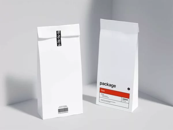 Paper Food Bag Mockups