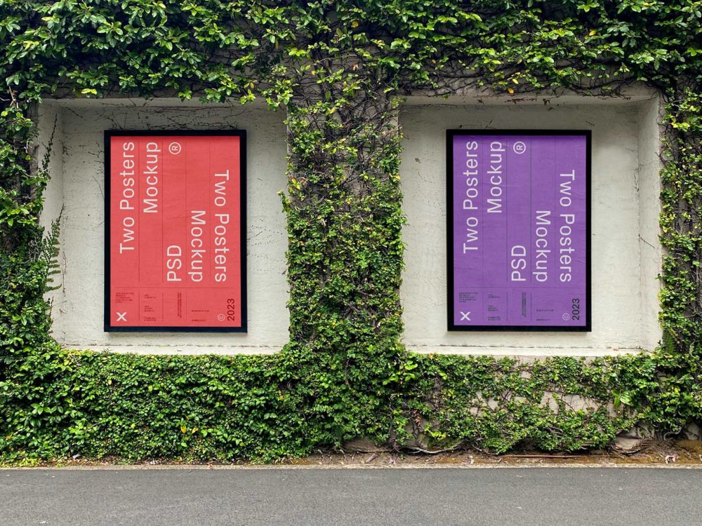 Poster Mockups on a Wall: Transform Your Designs into Urban Art