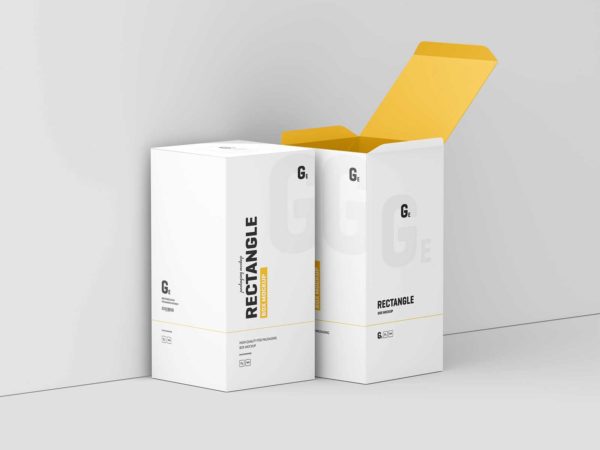 Rectangle Box Free Mockups: Elevate Your Packaging Design
