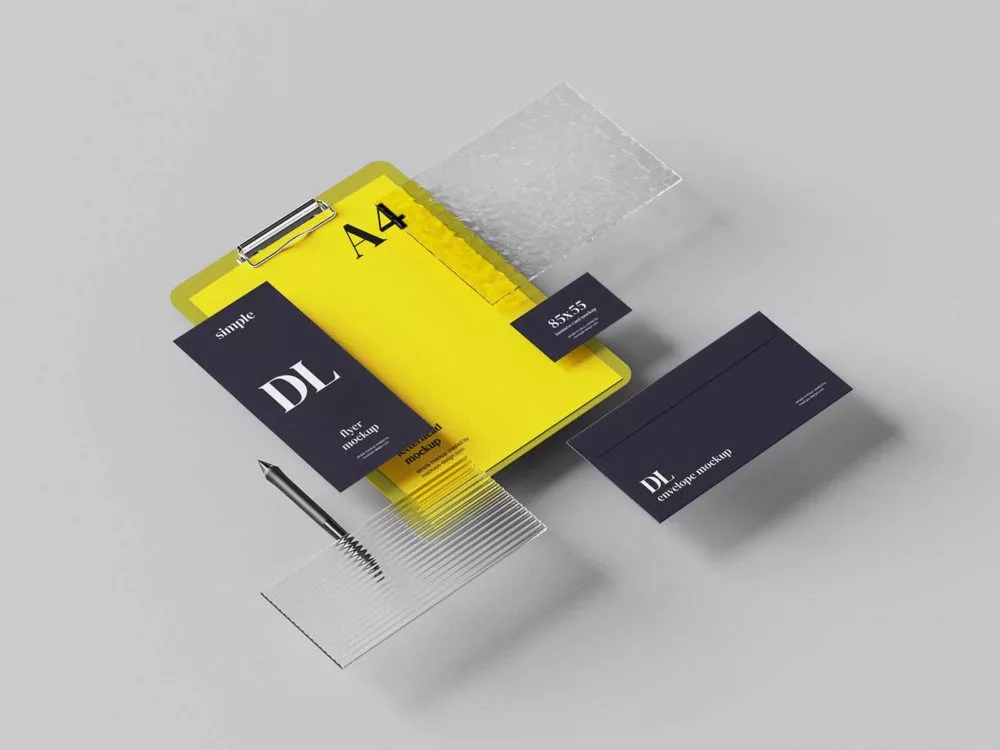 Stationery Mockup Free Set