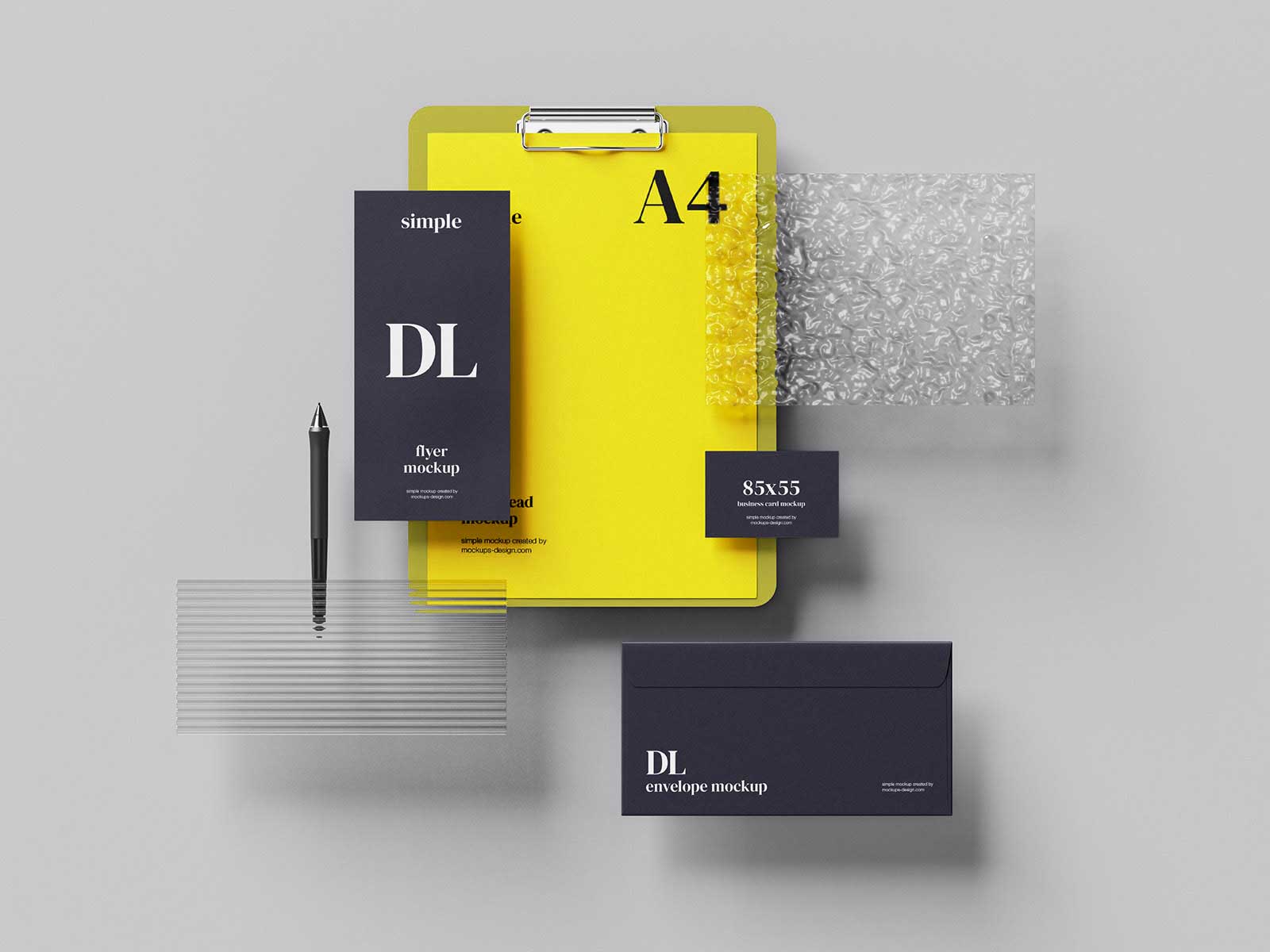 Stationery Mockup Free Set