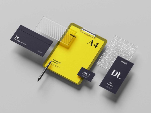 Stationery Mockup Free Set