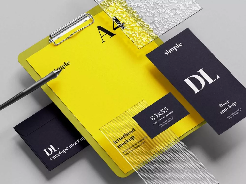 Stationery Mockup Free Set