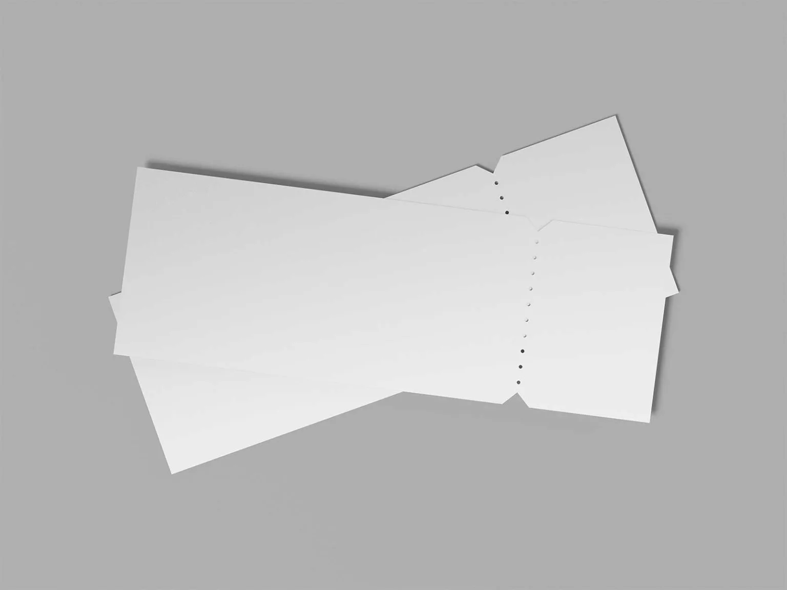 Ticket mockup The Free Mockup