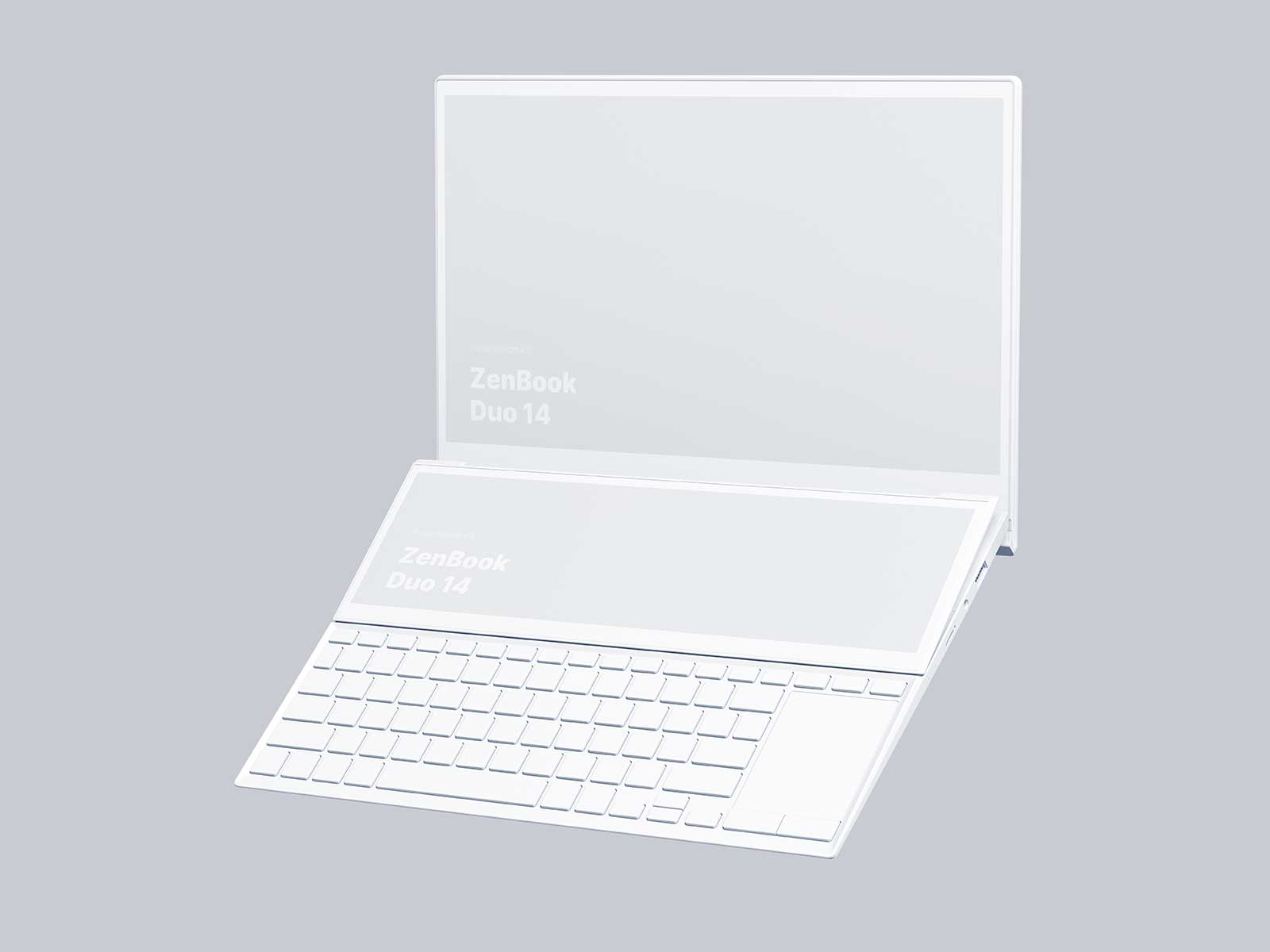 Zenbook Laptop Free PSD Mockup