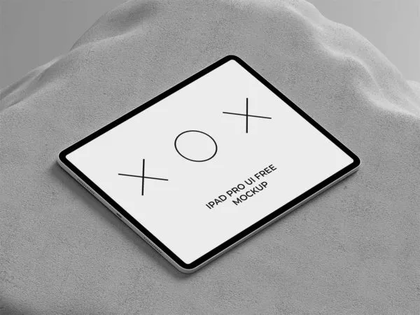 iPad Pro UI Mockup