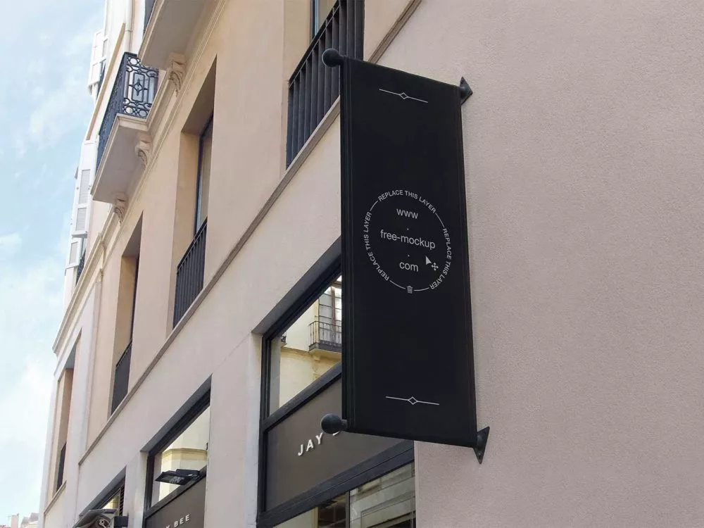 5 Sign & Facade Logo Free Mockups