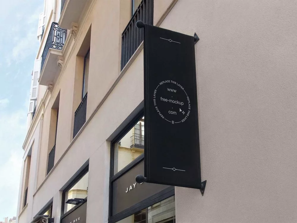 5 Sign & Facade Logo Free Mockups