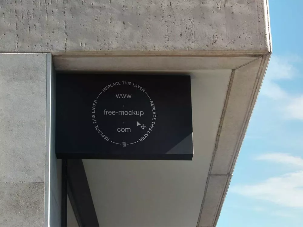 5 Sign & Facade Logo Free Mockups