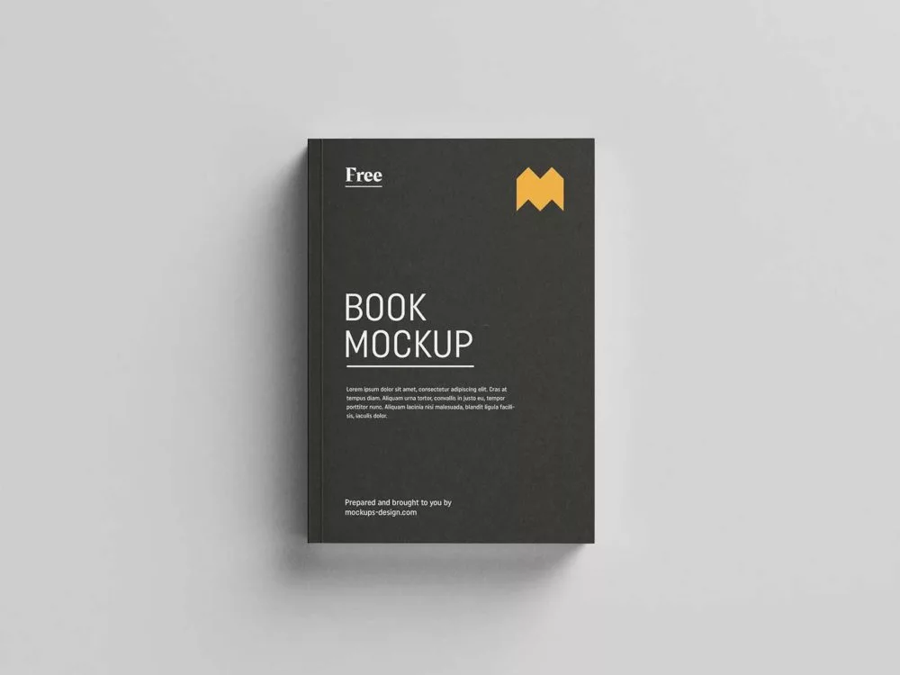 8 Free Softcover Book Mockups PSD