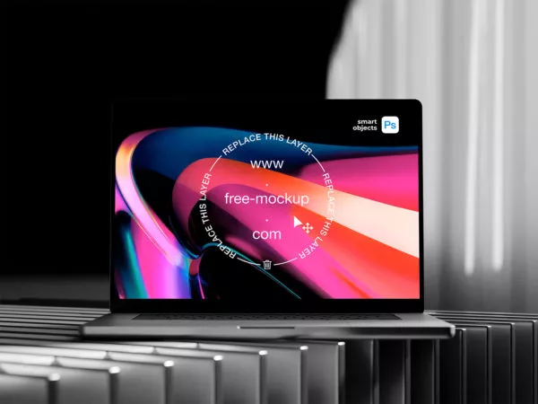 Apple Laptop Mockup Free PSD