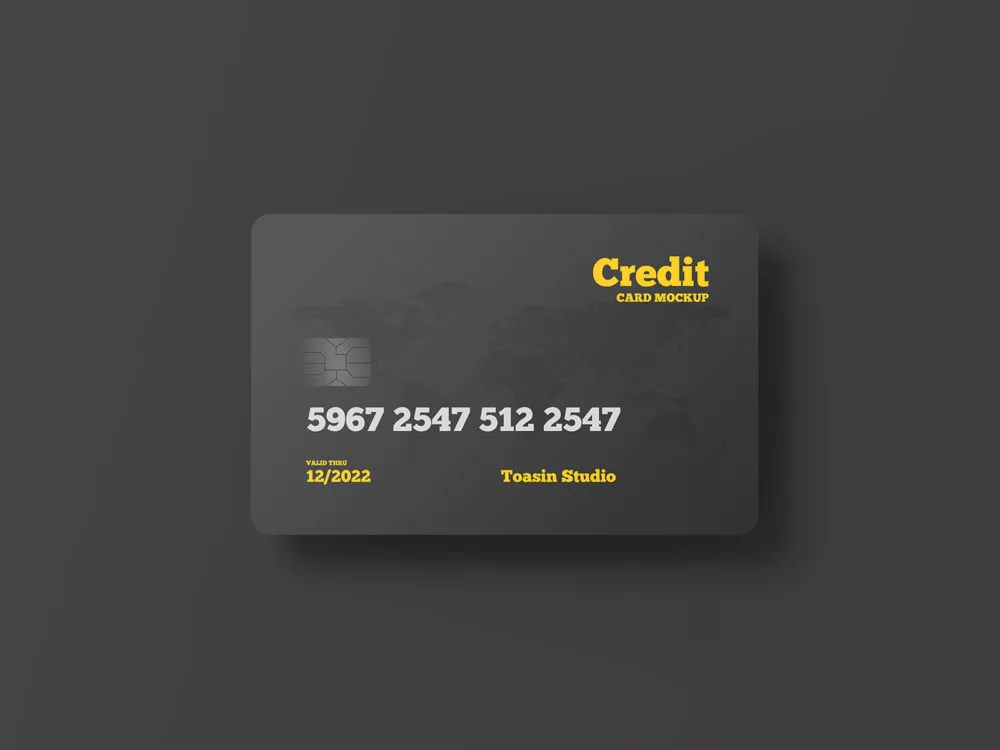Credit Card Free Mockups
