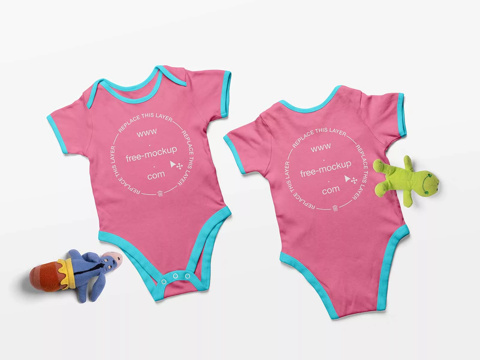 Free Baby Onesie Mockup | The Free Mockup