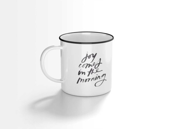 Free Enamel Mug Mockup