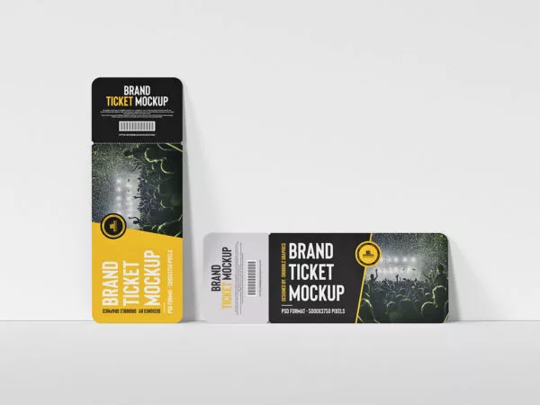 Event Ticket Mockup