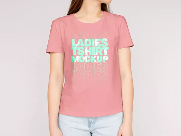Ladies T-Shirt Mockup