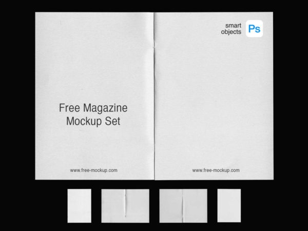 Free Magazine Mockup PSD