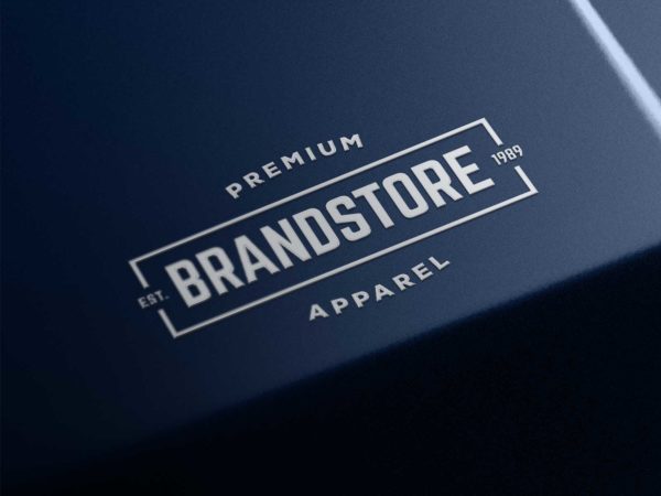 Free Metal Branding Logo Mockup