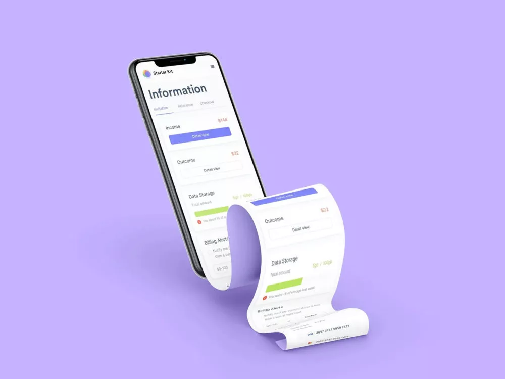 Free iPhone XS Longscroll Design Mockup