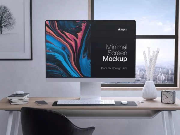 Minimal Screen Mockup