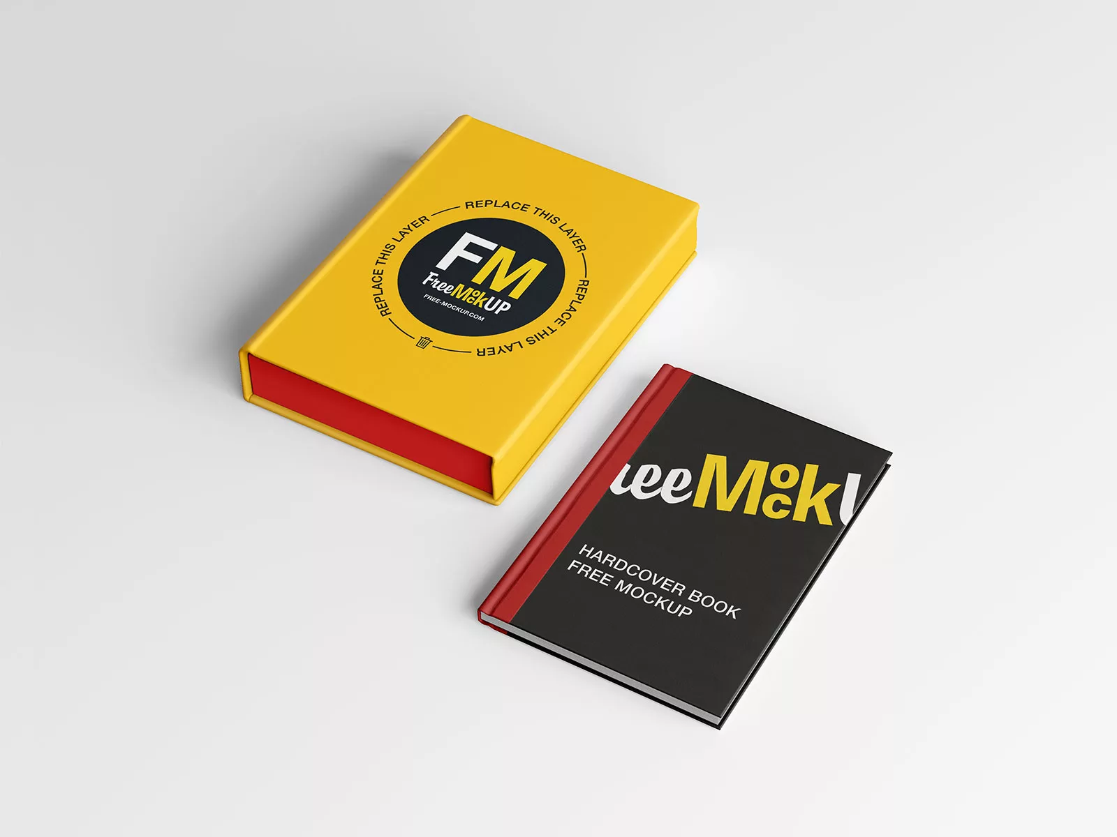 Packaging Box with Hardcover Book Mockups | Free Mockup