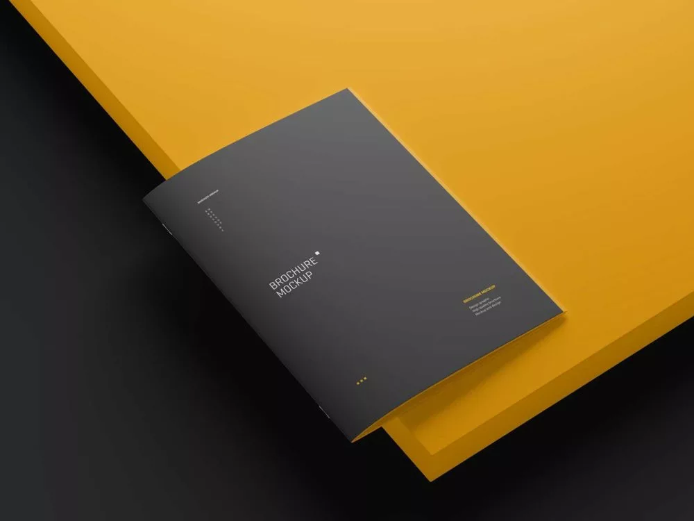 Realistic Brochure Free PSD Mockups