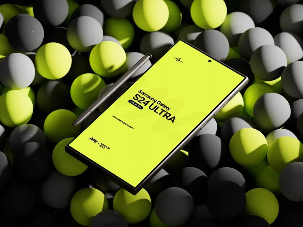 Samsung Galaxy S24 Android Free Mockups