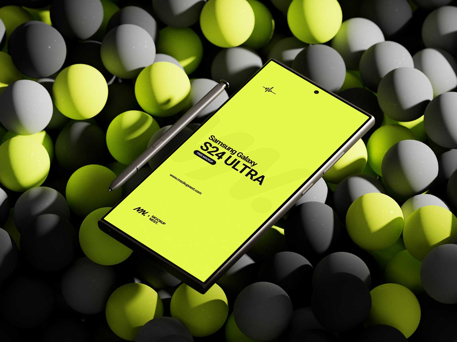 Samsung Galaxy S24 Android Free Mockups