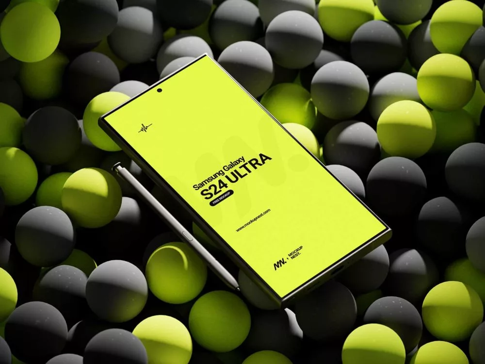Samsung Galaxy S24 Android Free Mockups