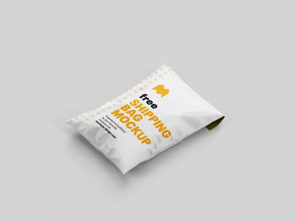 Shipping Bag Free Mockups