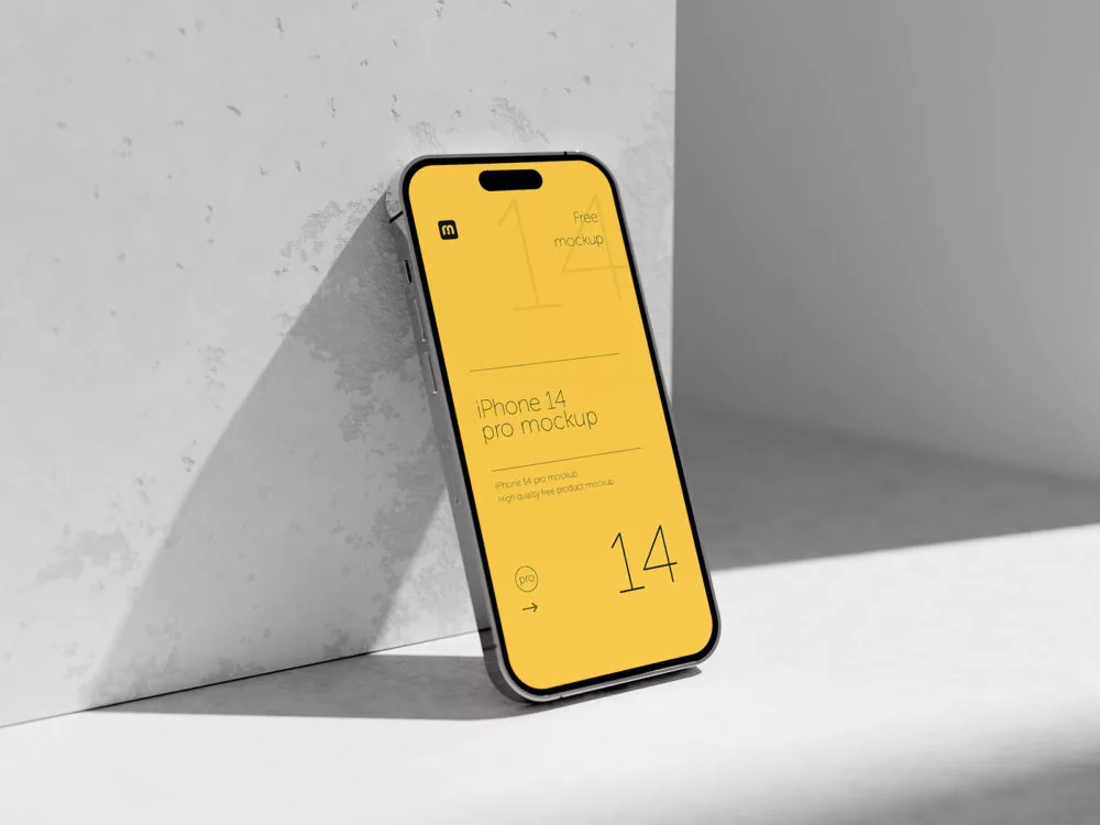 iPhone 14 Pro App Mockup