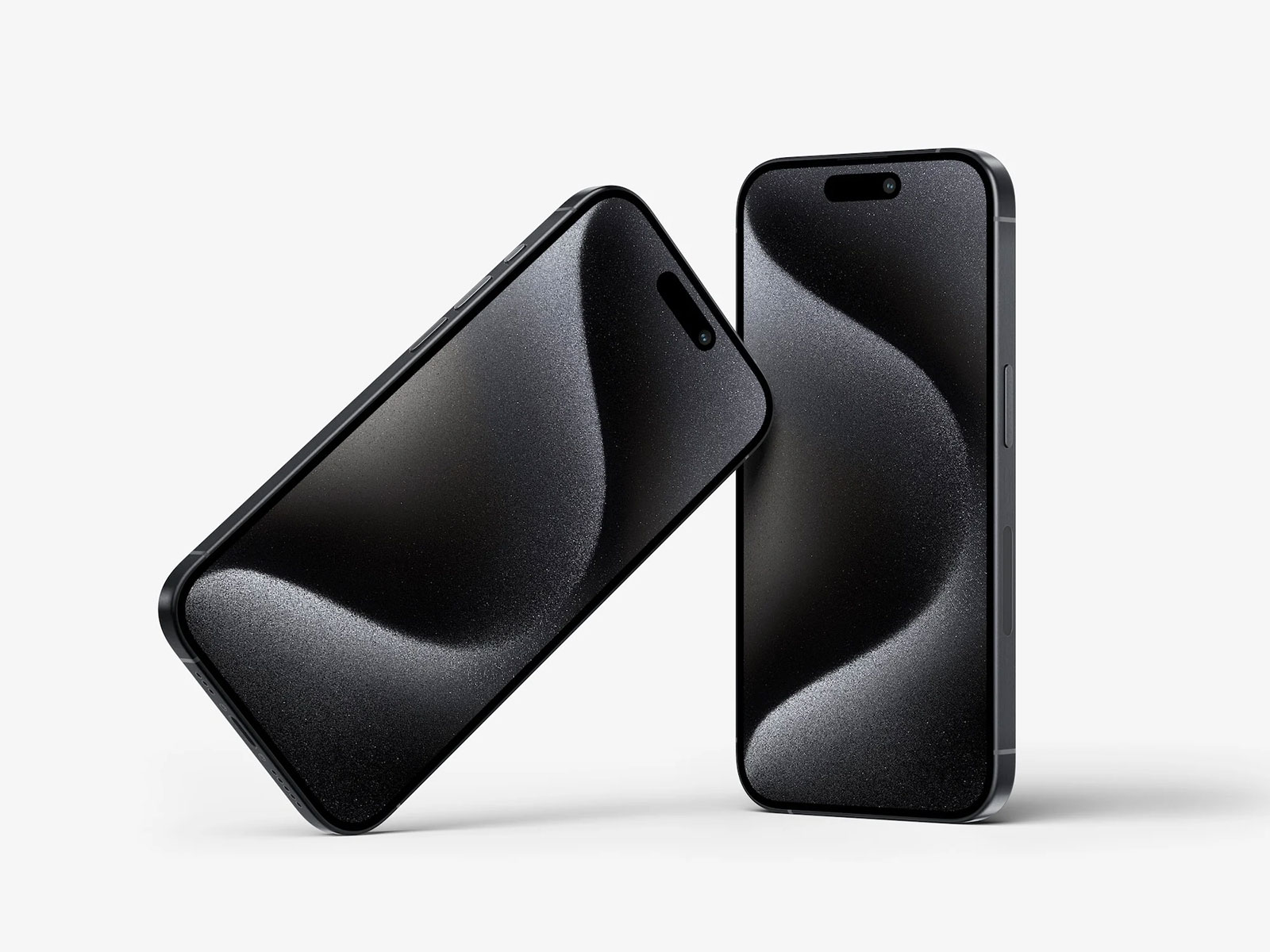 iPhone 15 Pro Mockup Free PSD