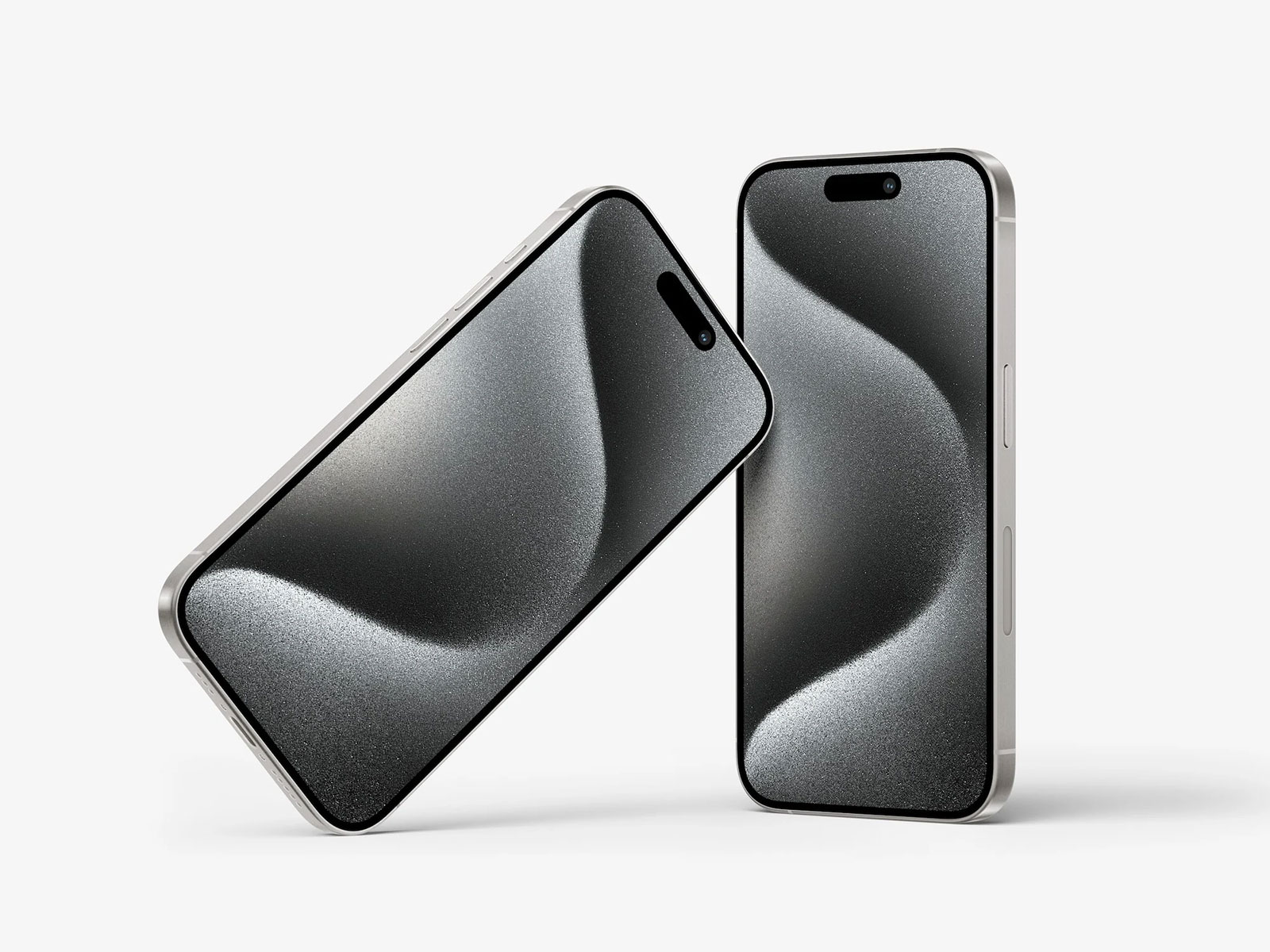 iPhone 15 Pro Mockup Free PSD
