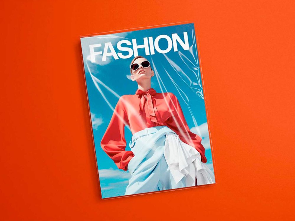 A4 Magazine PSD Mockup