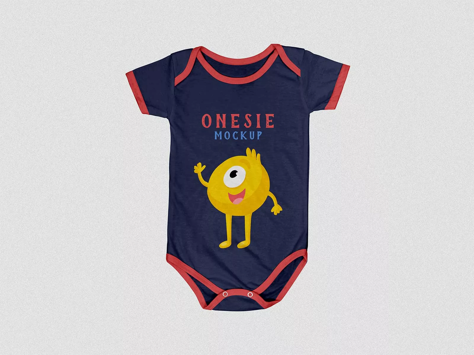Baby Onesie Mockup (PSD) | The Free Mockup