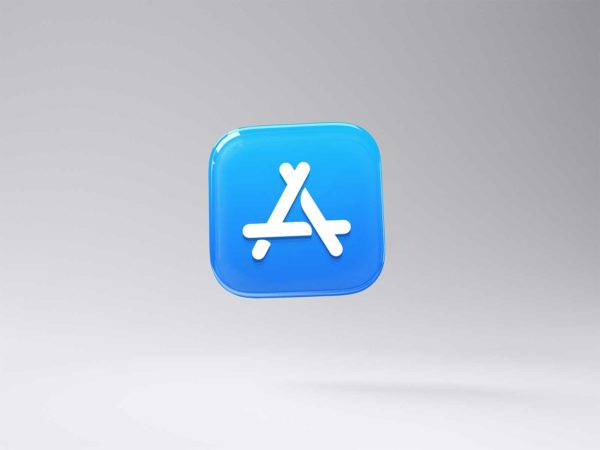 Free 3D App Logo Mockup