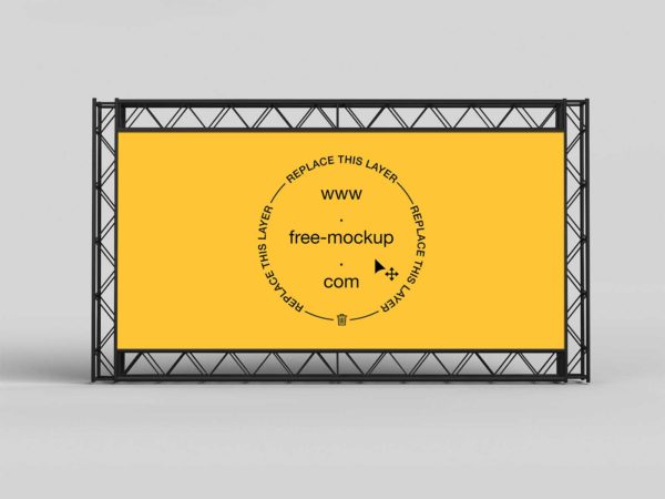 Free Billboard Backdrop Mockup