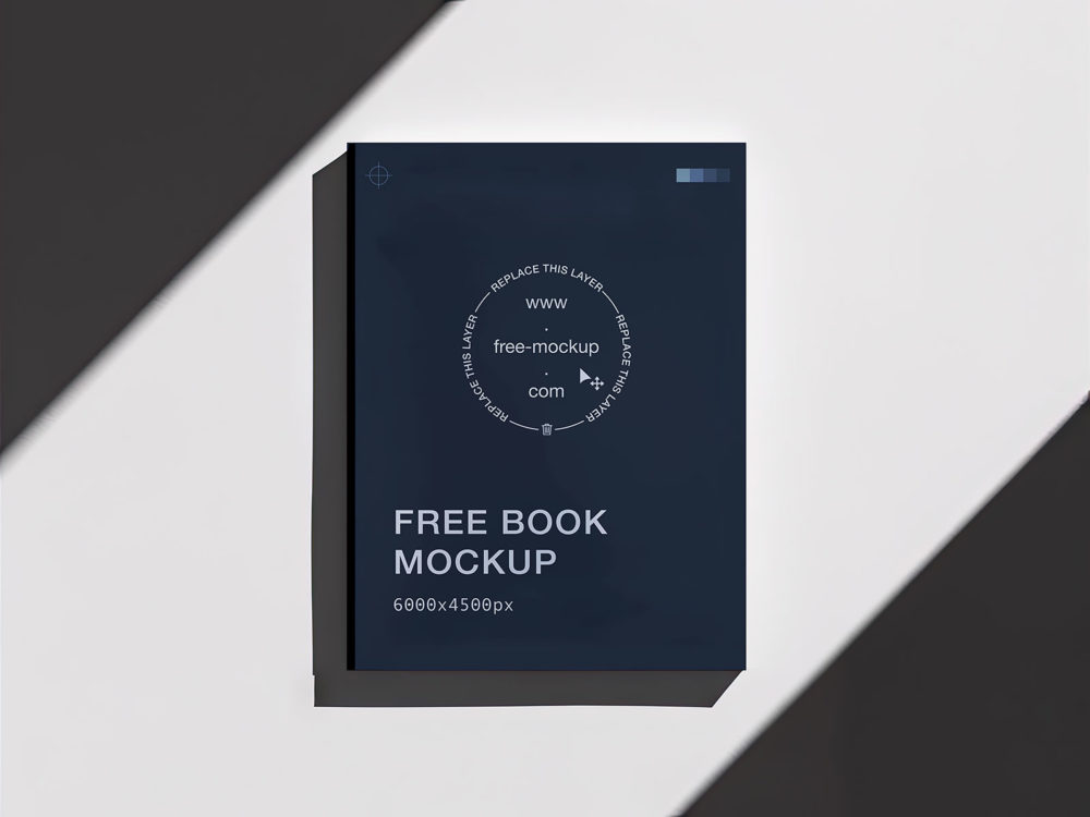 Free Book Cover Mockup