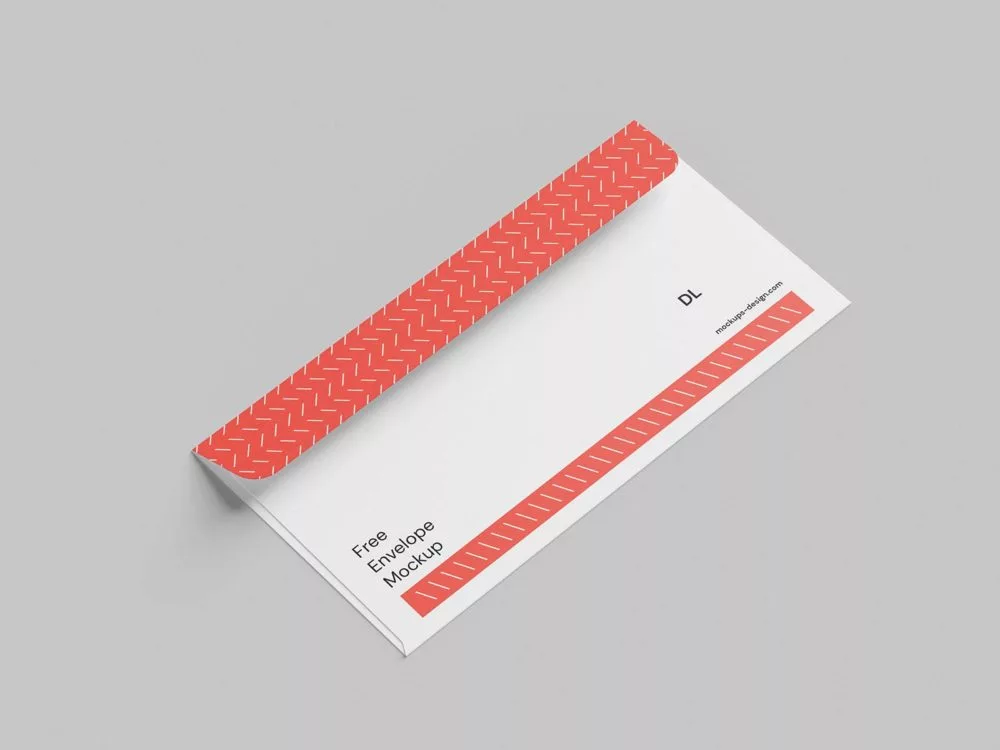 Free DL Envelope Mockup Stationery