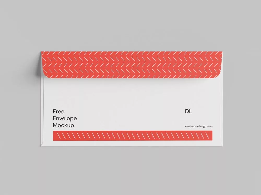 Free DL Envelope Mockup Stationery