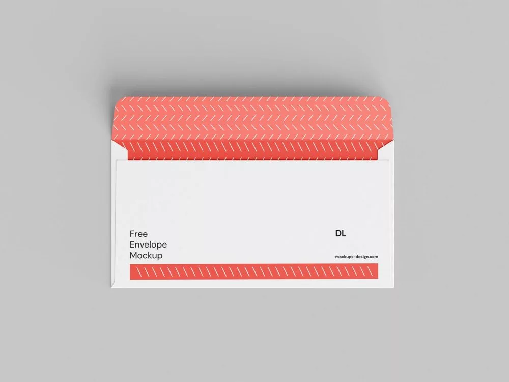 Free DL Envelope Mockup Stationery