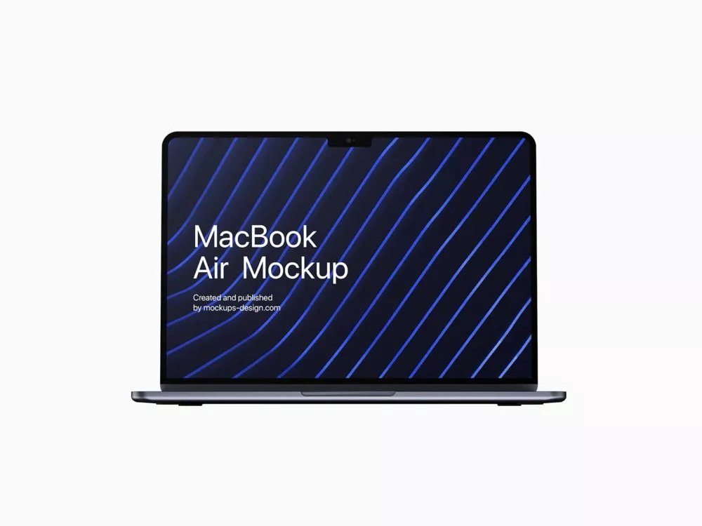 Free MacBook Air Mockup Set
