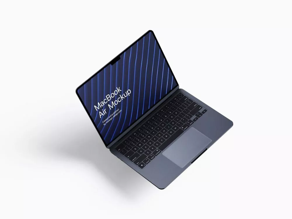 Free MacBook Air Mockup Set