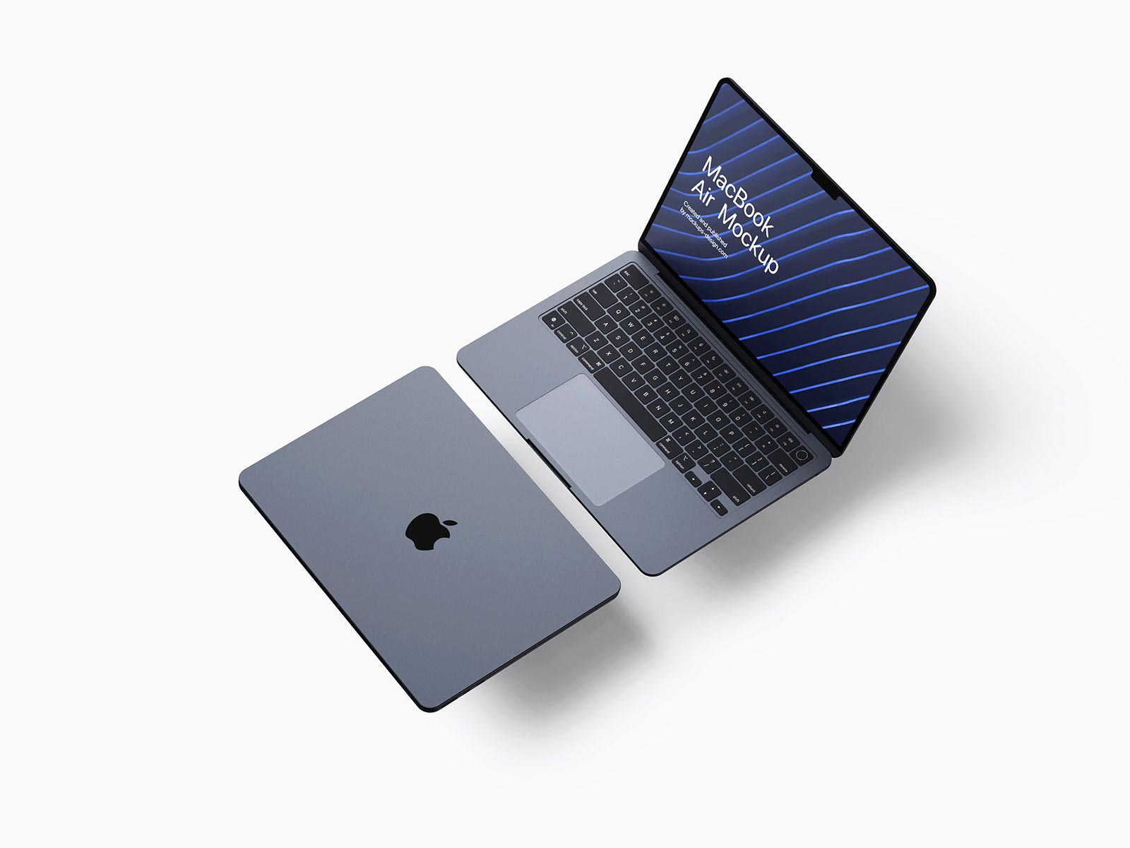 Free MacBook Air Mockup Set