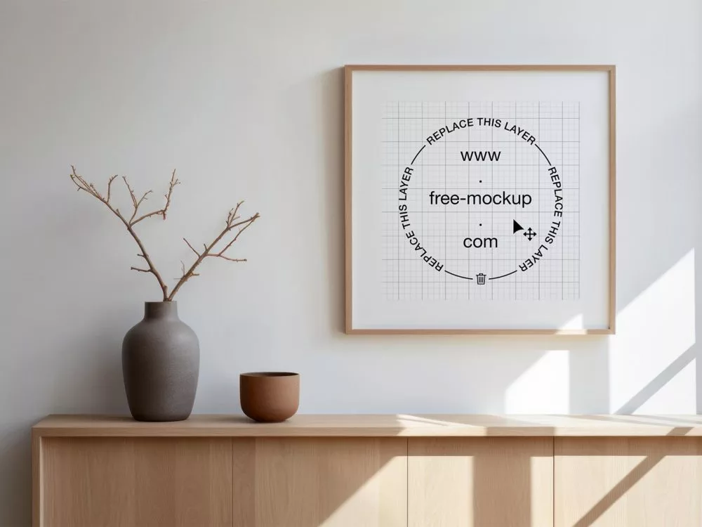 Free Minimalist Frame Mockup