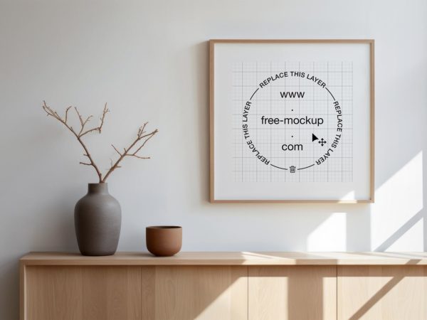 Free Minimalist Frame Mockup