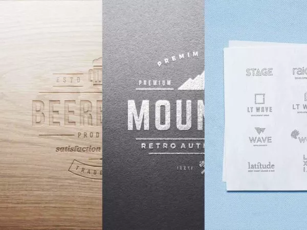 Free Realistic Logo Mockups (PSD)