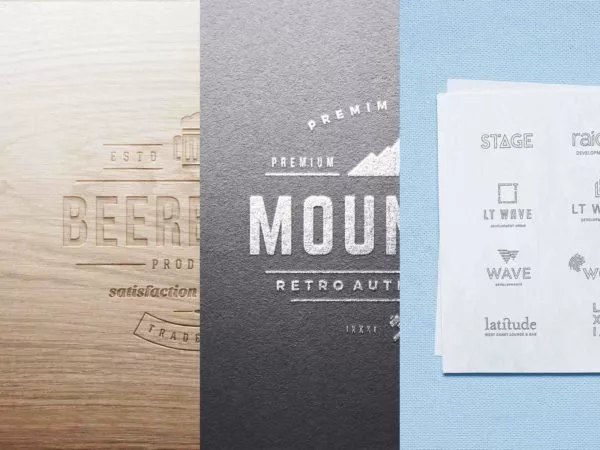 Realistic Logo Mockups (PSD)