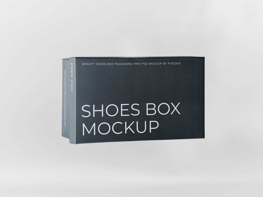 Free Shoe Box Mockup Branding